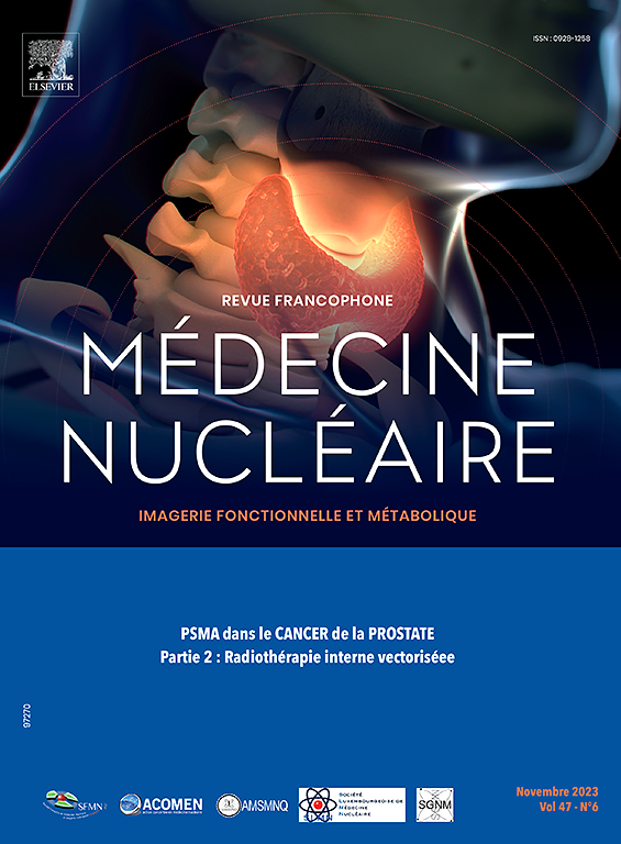 Go to journal home page - Médecine Nucléaire